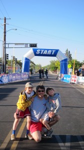 Early morning to get ready for Run for the Zoo in Albuquerque